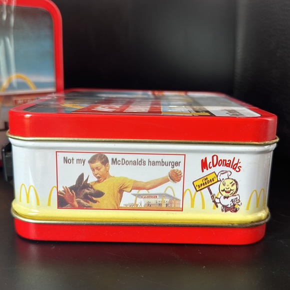 2 Limited Edition 1998 Collectors Tin Mini Lunch Box ,Mc Donald’s - Picture 5 of 8